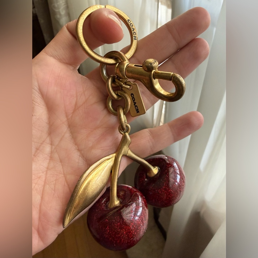 Coach Cherry Bag Charm